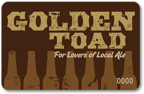 Golden Toad Card